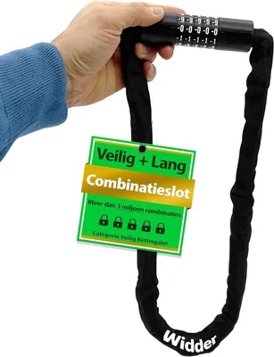 Produktbild von Kettenschloss 105 cm, 5-stelliger Code, Diebstahlsicherung, für Fahrrad