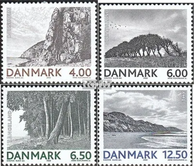 Produktbild von Briefmarken Dänemark 2002 Mi 1306-1309 (kompl.Ausg.) postfrisch Landschaften