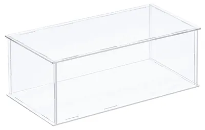 Immagine prodotto di Custodia trasparente in acrilico per oggetti da collezione e decorazioni