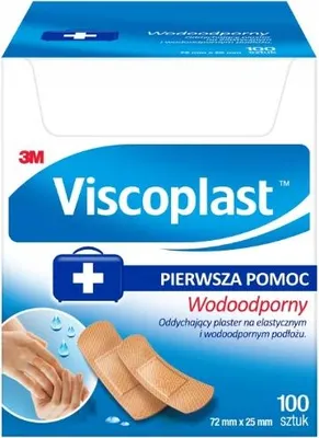 Produktbild von VISCOPLAST wasserfeste Pflaster 72 x 25 mm 100 Stk.