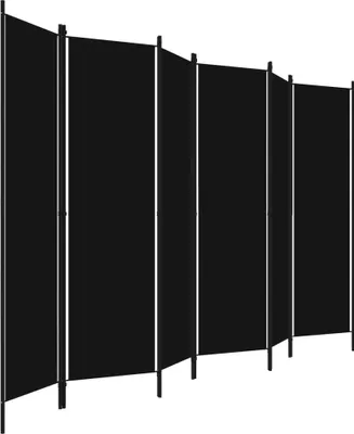 Produktbild von "Winterschlussverkauf " 6-tlg. Raumteiler Paravent Elegantes Design - Trennwand/Sichtschutz - Schwarz 300x180 cm NeuMöbel 5225525