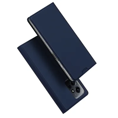Image de Dux Ducis Skin Pro étui à rabat pour Xiaomi Redmi Note 12 - Porte-carte bleu avec fonction de support
