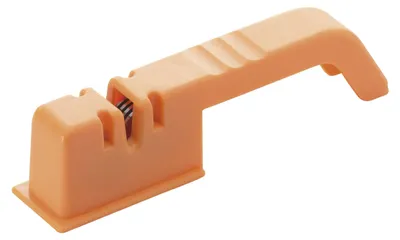 Messerschärfer, Orange, 13 x 2 x 3,5 cm, Kunststoff
