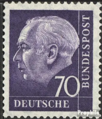 Produktbild von Briefmarken BRD (BR.Deutschland) 1957 Mi 263x postfrisch Bundespräsident Heuss (II)