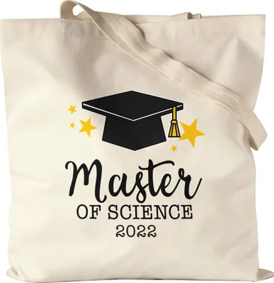 Produktbild von Master of Science 2022 Jutebeutel Stoffbeutel Canvas Abschluss Geschenk Studium Absolvent Masterabschluss Uni