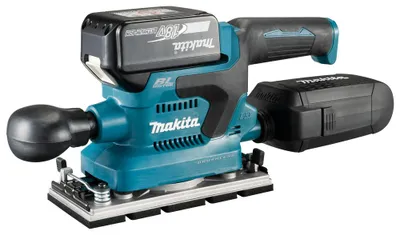 Image de Ponceuse vibrante 18V + 2 batteries 5Ah + chargeur rapide + coffret MAKPAC - MAKITA - DBO380RTJ