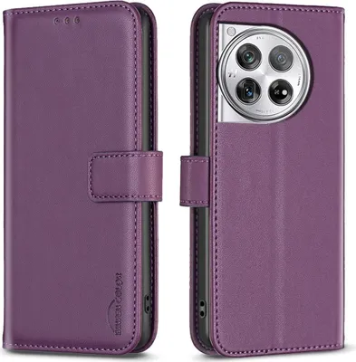 Produktbild von OnePlus 12 Hülle - BINFEN Klapphülle - Violett
