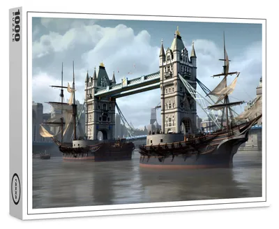 Produktbild von raxxa Premium-Puzzle "Schips in London", 1000 Teile