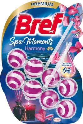 Produktbild von Bref Spa Momente Harmonie WC-Duftstick, erfrischende Reinigung, Doppelpack, 2x50g