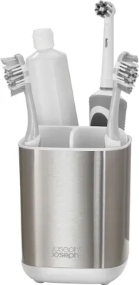 Immagine prodotto di Joseph Joseph EasyStore™ Portaspazzolino in acciaio - Bianco