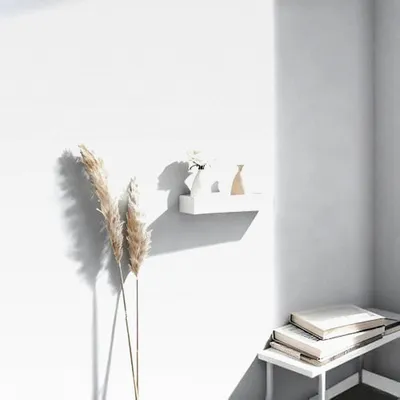 Produktbild von wandgarderobe mit ablage,schlüsselbrett mit ablage, 43.5cm Moderner Schlüsselhalter, Schlüsselregal als Flur Möbel für die Wand,für Flur, Schlafzimmer & Wohnzimmer (Weiß)