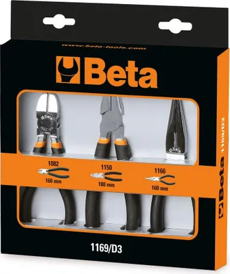 Immagine prodotto di set di pinze a 3 pezzi - BE 1169/D3