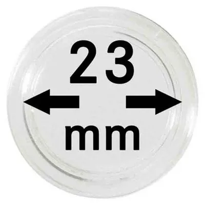 Produktbild von Lindner 2251023 Münzkapseln 23 mm-100er Pack