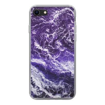 Produktbild von MuchoWow® Handyhülle Schutzhülle Hülle für iPhone SE 2020 Mineralien - Muster - Naturstein Silikon Softcase Handy Hülle - Kartenbesitzer