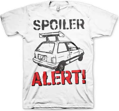 Produktbild von Spoiler Alert T-Shirt - Large - White