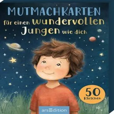 Obrázek produktu pro Mutmachkarten für einen wundervollen Jungen wie dich