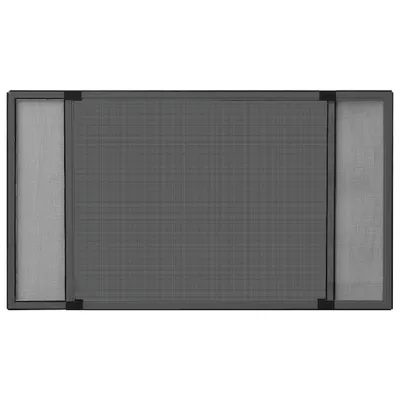 Image de vidaXL Moustiquaire extensible pour fenêtre Anthracite (75-143)x50cm