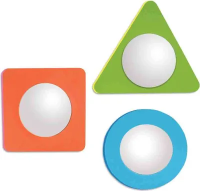 Produktbild von Edushape Spiegel Formen 3er - Sicherheitsspiegel