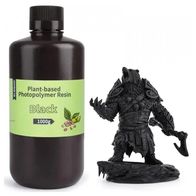 Produktbild von ELEGOO pflanzenbasiertes Resin 1KG, Schwarz
