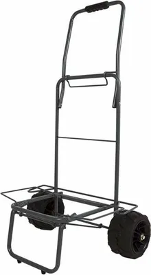 Produktbild von Aktive 62377 Faltbarer Strandwagen Mit Großen Rädern 55x40x100 Cm Grau Grau One Size