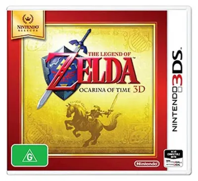 Obrázok produktu pre Nintendo The Legend of Zelda : Ocarina of Time - Selects, Nintendo 3DS, E10 + (starší 10 rokov), Fyzické médiá
