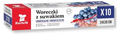 Obrázok produktu pre Starche so zipsom silný 34 x 24 cm 10 kusov Kuchcik
