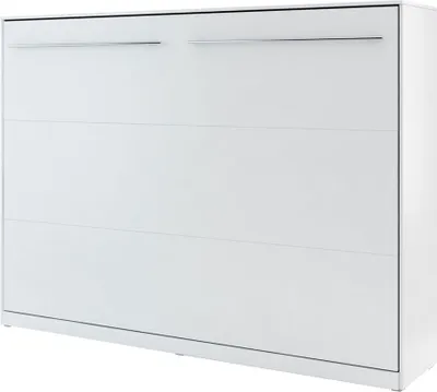 Produktbild von MIRJAN24 Schrankbett Concept Pro CP-04 Horizontal, Wandklappbett inkl. Lattenrost, Schrank mit Klappbett (140x200 cm, Weiß Matt / Weiß Matt)