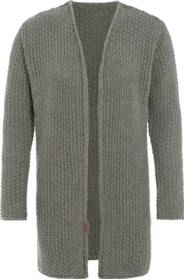 Produktbild von Knit Factory Carry Strickjacke - Urban Green - 36/38