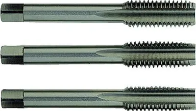 Image de Jeu de 3 tarauds main HSS DIN352 Ø6x100 mm TIVOLY - 1050051060100