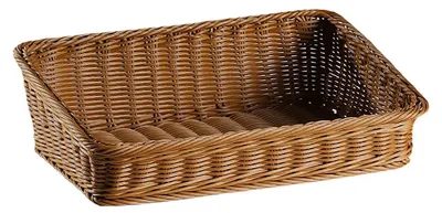 Produktbild von Handgewebter Korbmöbel-Aufbewahrungsbehälter, 40 x 30 x 12 cm