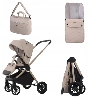 Produktbild von BabyLux SCALE Kinderwagen, leichter, faltbarer Stadtkinderwagen, Schlafsack