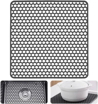 Produktbild von Famanu Spülbeckenmatte 30,5 x 30,5 cm - Abtropfmatte für Küchen