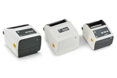 Produktbild von Zebra ZD421, Wärmeübertragung, 300 x 300 DPI, 102 mm/sek, Verkabelt & Kabellos, Grau, Weiß