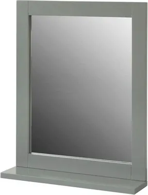 Image de Miroir en bois 40 x 50 cm, marron