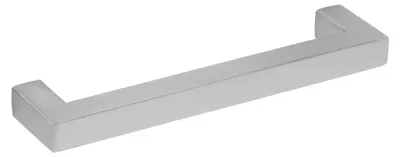Image de Poignée pour meubles en Acier inox Entraxe 128mm finition inox satiné