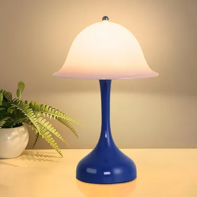 Image de ZMH LED Lampe de table Kabello Lampe de chevetBatterie Touch Lampe de table USB Rechargeable Lampe de salon Dimmable 3 températures de couleur Lampes de table Veilleuse