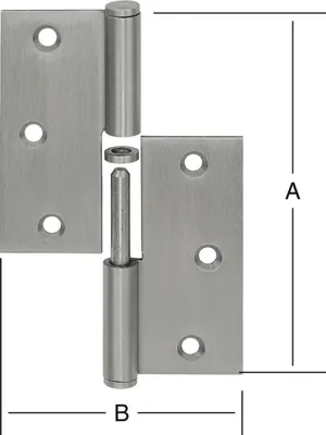 Produktbild von Vormann Türscharniere 90 x 90 mm
