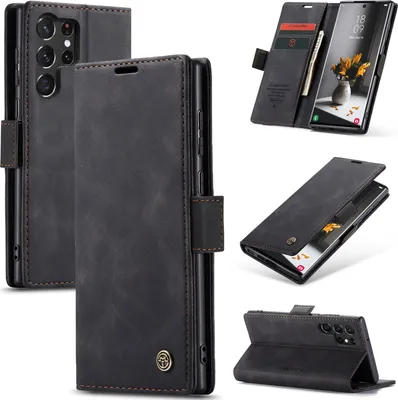 Produktbild von Hülle für Samsung Galaxy S24 Ultra Klapphülle Schutzhülle Tasche Etui Flip Cover Case