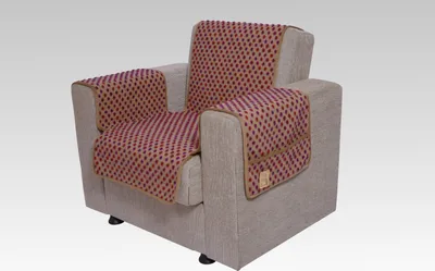 Produktbild von Armlehnen- und Sesselschoner Set beige beige 150 cm x 50 cm + 2 mal 70 cm x 40 cm mit 2 Taschen