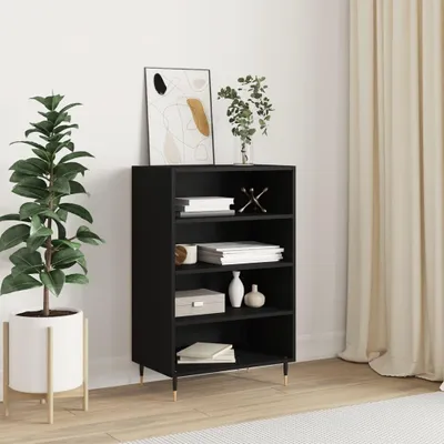 Produktbild von vidaXL Highboard Schwarz 57x35x90 cm Holzwerkstoff