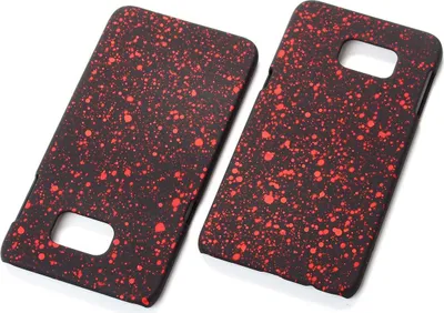 Produktbild von Handy Hülle Schutz Case Bumper Schale für Samsung Galaxy S6 Edge Plus 3D Sterne Rot
