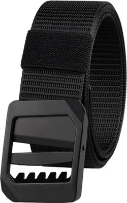 Produktbild von INF Taktischer Gürtel mit D-Ring-Schnalle Schwarz