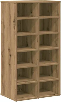 Produktbild von Schuhregal Artisan-Eiche 54x34x100,5 cm Holzwerkstoff