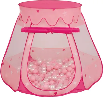 Produktbild von Selonis Spielzelt 105x90cm 600 Bälle ∅6cm Zelt Mit Bunten Bällen Für Babys Und Kinder