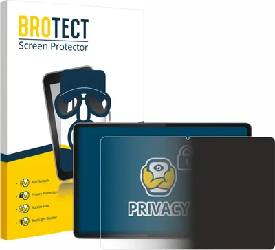 Produktbild von BROTECT Sichtschutzfolie für Lenovo Yoga Tab 11.1" 2025 Anti-Spy Privacy Sichtschutz Blickschutz Folie Blaulicht-Schutz