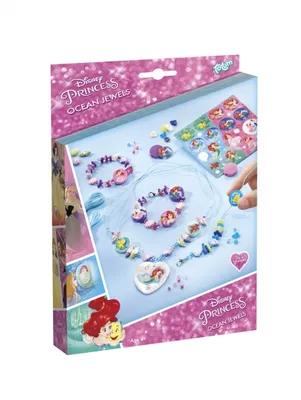 Obrázek produktu pro Totum Disney Princess Ocean Jewels, Sada na vrobu perk pro dti, 4 rok/roky, Vcebarevn