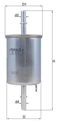 Immagine prodotto di Filtro carburante KNECHT KL 573