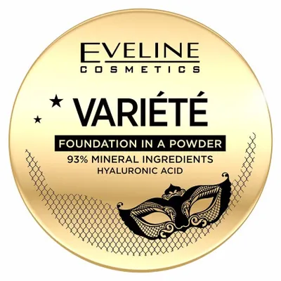 Produktbild von Eveline Cosmetics Variete – langanhaltender, glänzender Puder, Farbton 01