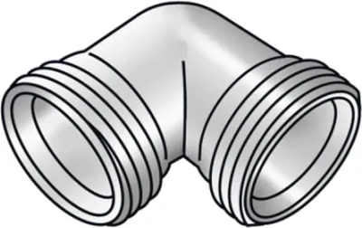 Imagen del producto de KE Kelit KM320E, KELOX, codo de conexión roscada de 90°, 3/4", 1 unidad.