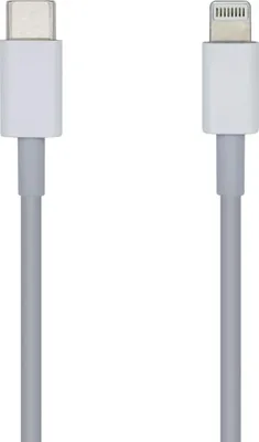 Produktbild von AISENS A102-0442, 1 m, Lightning, USB C, Männlich, Männlich, Weiß